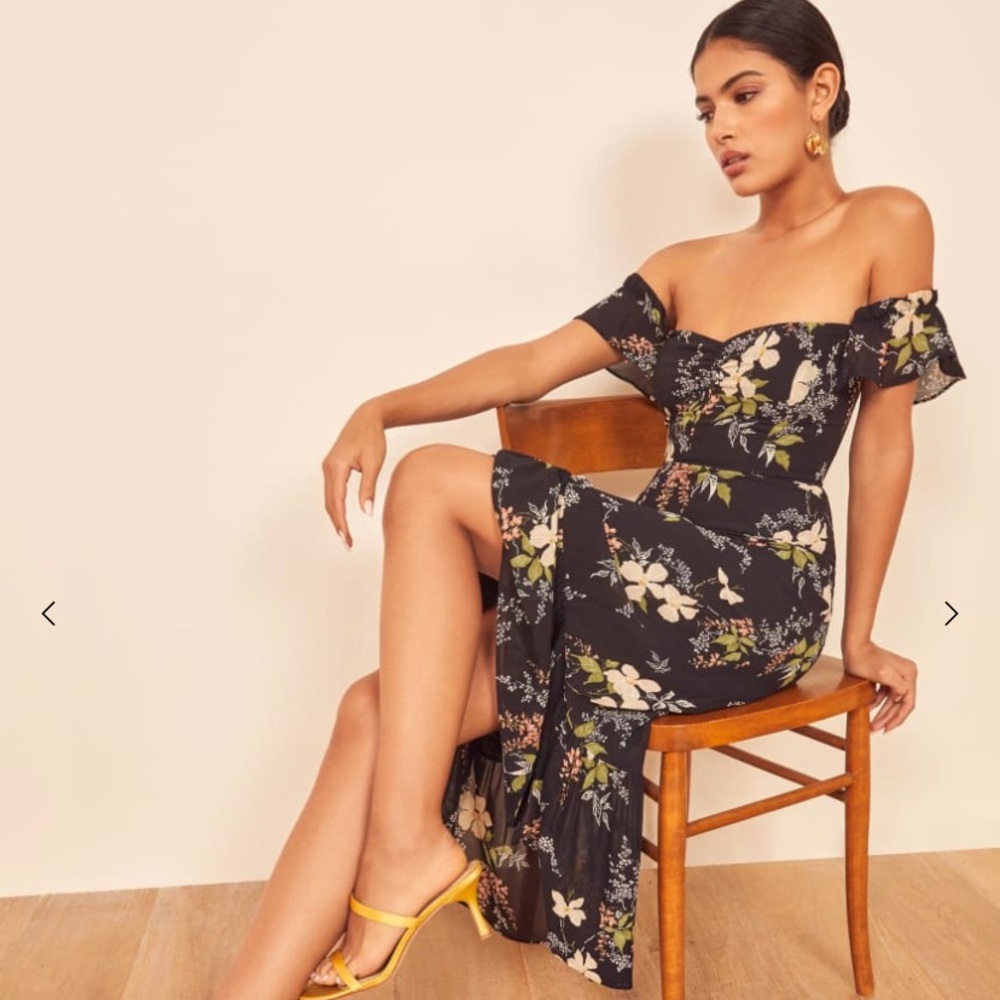 NWT- Reformation Butterfly Dress - Isabella